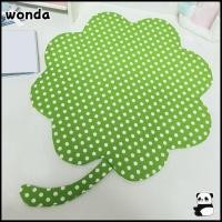 ราคา แผ่นรองจาน WONDA Clover, แผ่นรองจานลายจุดสีเขียวสไตล์ญี่ปุ่น, โพลีเอสเตอร์โบราณ / ผ้าฝ้ายลายลายจุดเดสก์ท็อปตกแต่งพื้นหลังตาราง (49460874411)