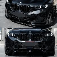 ราคา For BMW X6 G06 LCI M Pack MP 1:1 OEM Style Front Bumper Splitter Lip Spoiler Diffuser 30d 40i 40d M (56203141940)
