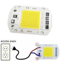 ราคา ชิป Led COB โคมไฟ 20W 30W 50W AC 220V 240V IP65 สมาร์ท IC ไม่ต้องใช้ไดร์เวอร์ DIY น้ําท่วมหลอดไฟ Led Spotlight โคมไฟกลางแจ้งลูกปัด (27305171771)