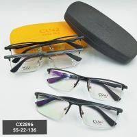 ราคา กรอบแว่นตา CU2 รุ่น CX2896 ทรงครึ่งกรอบ ขาสปริง กรอบ Aluminium น้ำหนักเบา (20382213864)