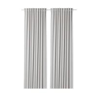 ราคา ผ้าม่านทึบเเสง IKEA 1 คู่, สีเทาอ่อน 145x250 ซม. (4352738830)