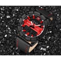 ราคา รับประกัน 1 ปี สินค้าพร้อมกล่อง กันน้ำได้นาฬิกา naviforce แท้ รุ่น NF9114-BRBสายหนัง ของแท้ (788179779)