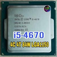 ราคา ซีพียู CPU Intel Core i5-4670 4คอ 4เทรด 84W LGA 1150 ฟรีซิลิโคน1ซอง i5 4670 (24861754467)