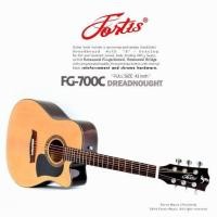 ราคา กีต้าร์โปร่ง Fortis fg700c สเป็ค yamaha ราคาถูก + ของแถม (3351819280)