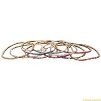 ราคา Wonder ชุด 9 แฟชั่น Multilayer สร้อยข้อมือลูกปัดคริสตัล Rhinestones Handchain สายรัดข้อมือแบบปรับได้ Accesso (50310083470)