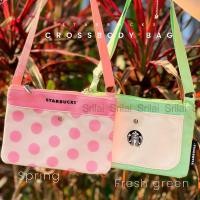 ราคา [ ของแท้ ✔️ 100% ] Starbucks Mini Crossbody Bag มีให้เลือก 2 ลาย ได้แก่ สีเขียว (Fresh Green) และ สีชมพู (Spring) (24869098258)