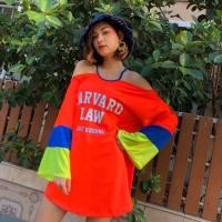 ราคา เสื้อนีออน เรืองแสง สีส้ม (3316174686)