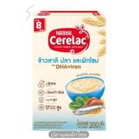 ราคา Nestle Cerelac อาหารเสริม ซีรีแลค สูตร ข้าวสาลี ปลา และ ผักโขม (6475574037)