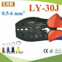 ราคา NC คีมย้ำหางปลา LSD LY-30J ย้ำหัวสายไฟขนาด 0.5-6 Sq.mm... (52860097338)