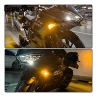 ราคา For Kawasaki ZX6R ZX-6R Ninja 300 400 650 1000 Ninja300 Ninja400 Ninja650 Ninja1000 LED Turn Signal (52653549436)