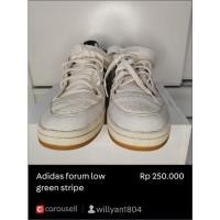 ราคา Adidas forum แถบเขียวต่ํา (25801254484)