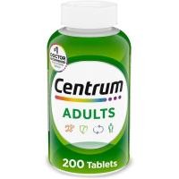 ราคา Centrum Adult MultiMultimineral with Antioxidants Zinc D3 และ B s Gluten NonGMO 200 Count (43030466155)