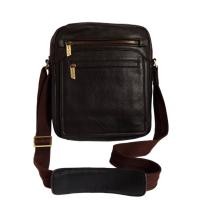 ราคา [กระเป๋ามือสอง] AMERI LEATHER ของแท้! Crossbody! หนังแท้ 9.5นิ้ว สีน้ำตาลเข้ม กระเป๋าสภาพดี กระเป๋าสะพายข้าง (56301657039)