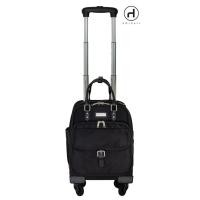 ราคา Holdall Carry-on Nylon, Lightweight 14" Carry-On Trolley, 360 Spinner Luggage #77207314-02 Black (7936031077)