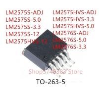 ราคา 5PCS LM2575S-ADJ LM2575S-5.0 LM2575S-3.3 LM2575S-12 LM2575HVS-12 LM2575HVS-ADJ LM2575HVS-3.3 LM2575S-5S-A263 (50160050811)