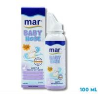 ราคา MAR Baby Nose 100 ml. - เป็นผลิตภัณฑ์สเปรย์น้ำเกลือบริสุทธิ์สำหรับทำความสะอาดจมูกของเด็กอ่อนและเด็กเล็ก (41852871717)