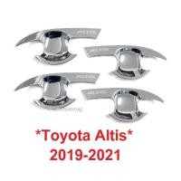 ราคา ถาดรองมือเปิดประตู โตโยต้า อัลติส อัลติท 2019 - 2021 Toyota Altis เบ้ามือจับประตู เบ้ารองมือเปิด เบ้ากันรอย ถ้วยมือเปิด (25790120519)