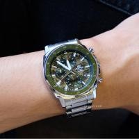 ราคา เข็มขัด หน้าปัดลายพราง Casio Edifice นาฬิกาผู้ชาย รุ่น EFV-600D-3CV คาสิโอ (25822150336)