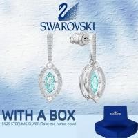 ราคา ต่างหู Swarovski พลอยแขวน สไตล์หงส์ ออกแบบมาสำหรับสุภาพสตรี (49658133227)