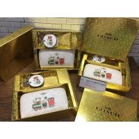 ราคา Coachกระเป๋าเครื่องสำอางค์พร้อมพวงกุญแจกระจก (5471611476)