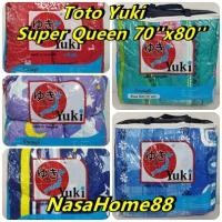 ราคา Toto Yuki Size Super Queen (70x80) Selimut/ผ้าห่ม/Comforter/Depan Belakang 2 ด้าน (18789071829)