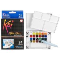 ราคา สีน้ำตลับ สีน้ำก้อน KOI 12สี,18สี,24สี,30สี,36สี,48สี (4038730289)