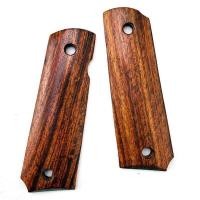 ราคา 2Pieces 1911 Grips Zambia Red sandalwood Handle Grips Patch Custom Grips CNC Handle Grips (53059418565)