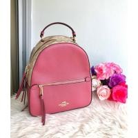ราคา Coach แท้ ✔️ พร้อมส่ง กระเป๋าเป้ รุ่น Jordyn | Coach Jordyn Backpack with Siganture Canvas (4701868902)