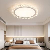 ราคา โคมไฟหลักห้องนอนหรูหราเรียบง่ายทันสมัยคริสตัลห้องนอนโคมไฟเพดานอบอุ่นโรแมนติกและสร้างสรรค์ led ไฟห้องอ่านหนังสือ IRLO (26120062715)