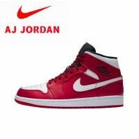 ราคา Air Jordan 1 Mid Chicago Middle Help retro basketball shoes (17998378891)