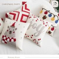 ราคา หมอนอิง collection Christmas party ตกแต่งบ้าน ปักไหมพรมด้วยมือ (24683741559)