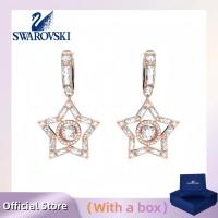 ราคา SWAROVSKI เครื่องประดับเงินแท้ ส925 (พร้อมกล่อง)สวารอฟสกี้ ต่างหูทรงหยดน้ํา สเตลล่า ผสมตัด ดาว สีขาว (51810725574)