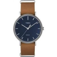 ราคา Timex Weekender Collection - 41mm White Dial with Navy & Green Nylon Strap (40729371351)