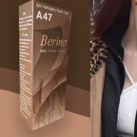 ราคา เบอริน่า A47 สีน้ำตาลอ่อนประกายมะฮอกกานี ฮิตมาก เปลี่ยนสีผม Berina A47 LIght Mahogany Brown Hair Color Cream (24022922850)