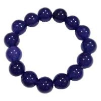 ราคา TANITTgems สร้อยข้อมือหินอะเมทิสต์แท้เม็ดกลมใหญ่ - สีน้ำเงิน#392 (453189748)