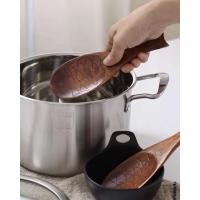 ราคา ทัพพีไม้ ตักข้าว แกะสลักรูปปลา Fish Shaped Wooden Rice Spoon (14107902451)
