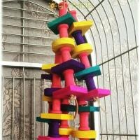 ราคา GUTHOP Bird Toys อุปกรณ์สัตว์เลี้ยงแกว่งค๊อกคาเทลขนาดใหญ่ (55511035063)