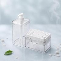 ราคา 2ชิ้นกดตู้ทําสบู่ทําความสะอาดง่ายท่อระบายน้ําตะกร้าตู้ทําสบู่ขวดปั๊มสําหรับอ่างล้างจาน (52861055935)