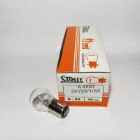 ราคา หลอดไฟท้าย (ไฟหรี่/ไฟเบรค) STANLEY 24V 25/10W 2จุด #308 10ดวง/กล่อง (4231835656)