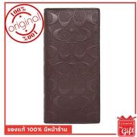 ราคา กระเป๋า coach f75365 MAHOGANY ของแท้ 100% จาก USA กระเป๋าสตางค์ coach แท้ พร้อมส่ง มีหน้าร้าน (6910572753)