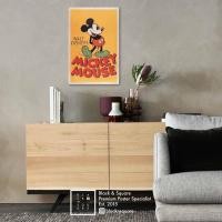 ราคา มิกกี้เมาส์ วอลท์ ดิสนีย์ - โปสเตอร์พรีเมี่ยม + กรอบไร้ขอบ 40x60ซม. - Type S (47407686151)