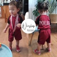 ราคา ชุดวอร์มตำรวจเด็กผู้ชาย ชุดตำรวจเด็ก ชุดอาชีพเด็ก (12267000940)