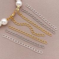 ราคา ทองแดงชุบ 18K ทองแท้ Clad สี Retention 5 ซม.หางโซ่ diy สร้อยข้อมือสร้อยคอเครื่องประดับอุปกรณ์เสริม VAE1 (57360839345)