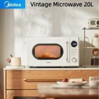 ราคา Midea Retro เตาอบไมโครเวฟ 20L Visual เตาอบไฟฟ้าดิจิตอล M2F เตาย่างไฟฟ้าขนาดเล็กถาดอบ Mini ในครัวเรือนเตาอบไมโครเวฟ M2F Air เตาอบเตาอบสมาร์ทหม้อทอดของขวัญเครื่องปิ้งขนมปังย่าง (28468966735)