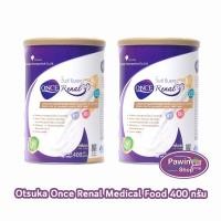 ราคา ONCE Renal 400g. วันซ์ รีนอล 400กรัม [2 กระป๋อง] JJ 3101 สำหรับผู้ป่วยโรคไตระยะก่อนล้างไต อาหารทางการแพทย์ (26903221551)