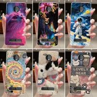 ราคา ปลอกสําหรับ Motorola Moto Z3 Play Case XT1929 ความงามแมวน่ารักนักบินอวกาศซิลิโคนโปร่งใสปกหลัง Moto Z3Play เคสโทรศัพท์ (49003590164)