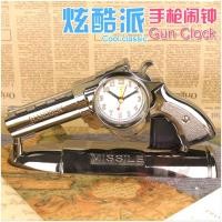 ราคา นาฬิกาปลุกตั้งโต๊ะปืน Alarm Clock Gun Model (สีเงิน) (700513014)