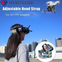 ราคา MYRONGHD สายคล้องคอปรับอุปกรณ์เสริมโดรน Graffiti สีสําหรับ DJI FPV Goggles V2 (51759145074)