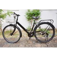 ราคา จักรยานแม่บ้านล้อโต ญี่ปุ่น - ล้อ 27.5x2.0 - เกียร์ 6 สปีด - ไฟหน้าอัตโนมัติ - สีดำ [จักรยานมือสอง] (56209889038)