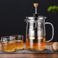 ราคา GIANXI Teapot Glass With Infuser Heated Resistant Container Flower Tea Herbal Pot Mug Clear Kettle Filter Glass Tea Pot (26260835227)